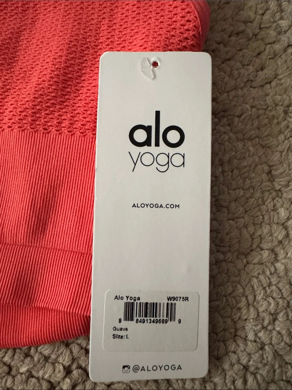 NWT vintage Alo yoga power bra top